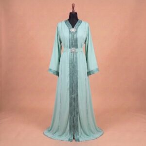 Moroccan Caftan – Blush Pink Elegance